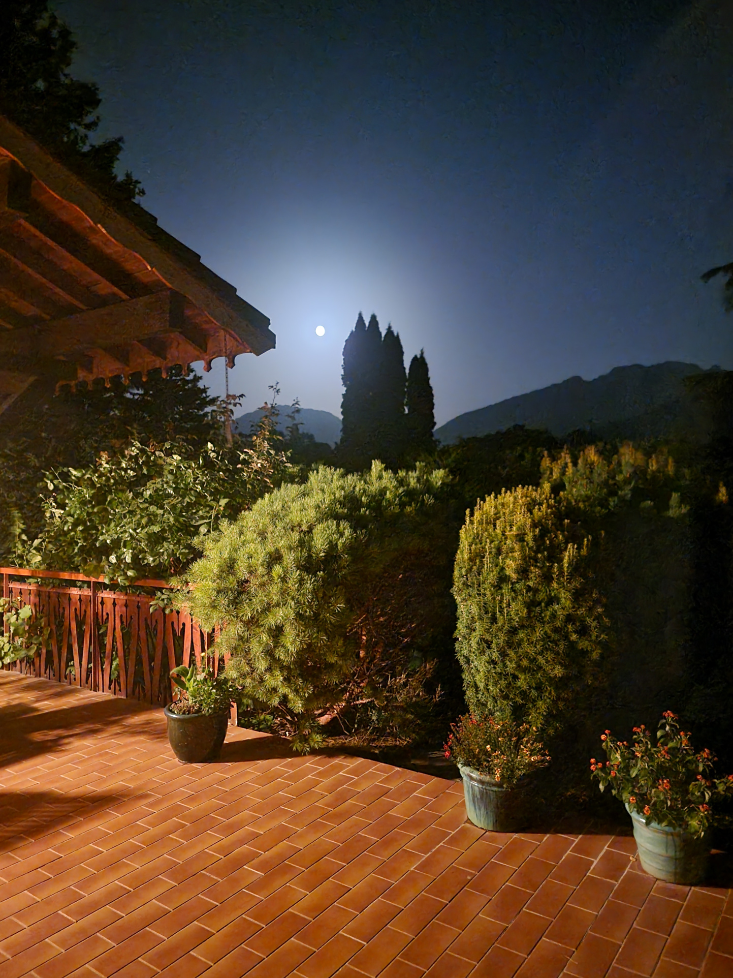 Maison familiale entourée de verdure, vue imprenable sur les Alpes et montagnes