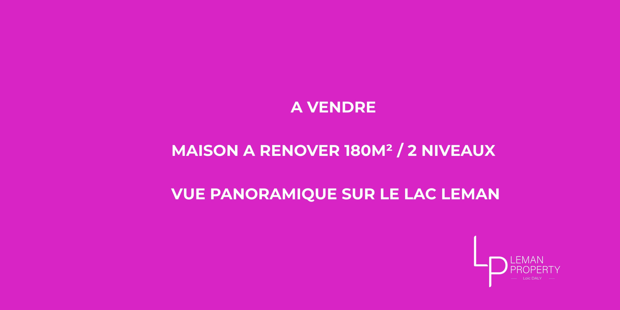 Vente de Maison / Villa à Thonon Les Bains au prix de 349000€